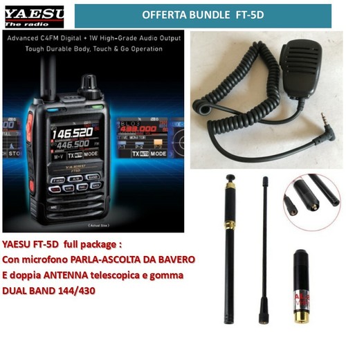 Yaesu rtx c4fm fm - yaesu, ft-5d