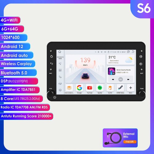 Autoradio 64gb carplay - autoradio, 6+64gb
